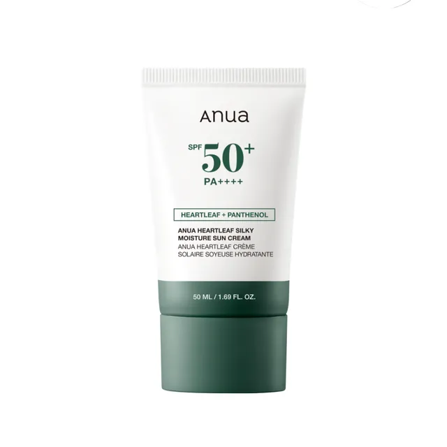 ANUA Heartleaf Silky Moisture Sun Cream