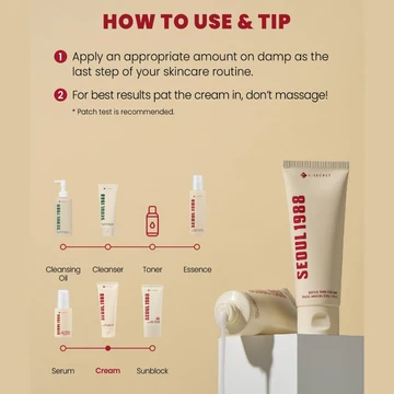 K-SECRET SEOUL 1988 Cream : Snail Mucin 93% + Rice - Image 5