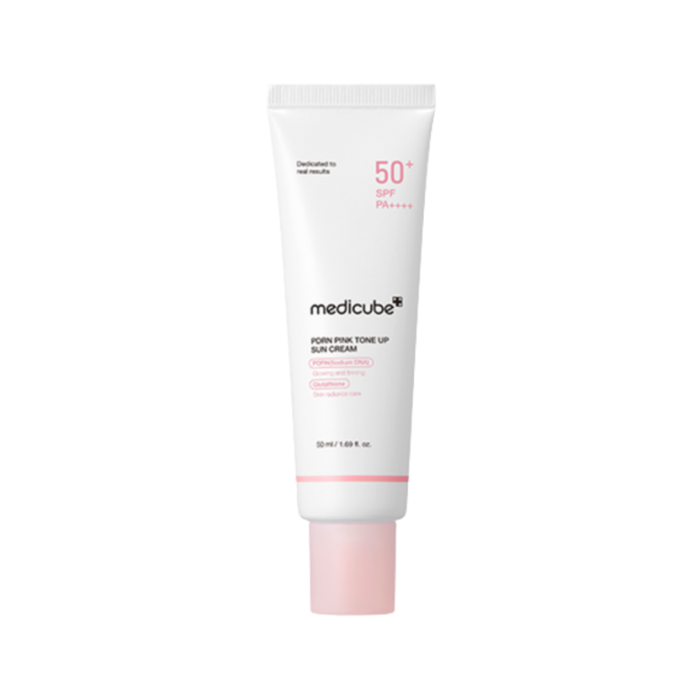 Pink Roulette Sunscreen Medicube PDRN Pink Tone Up Sunscreen SPF 50+ PA++++ | ES Beauty Closet ...