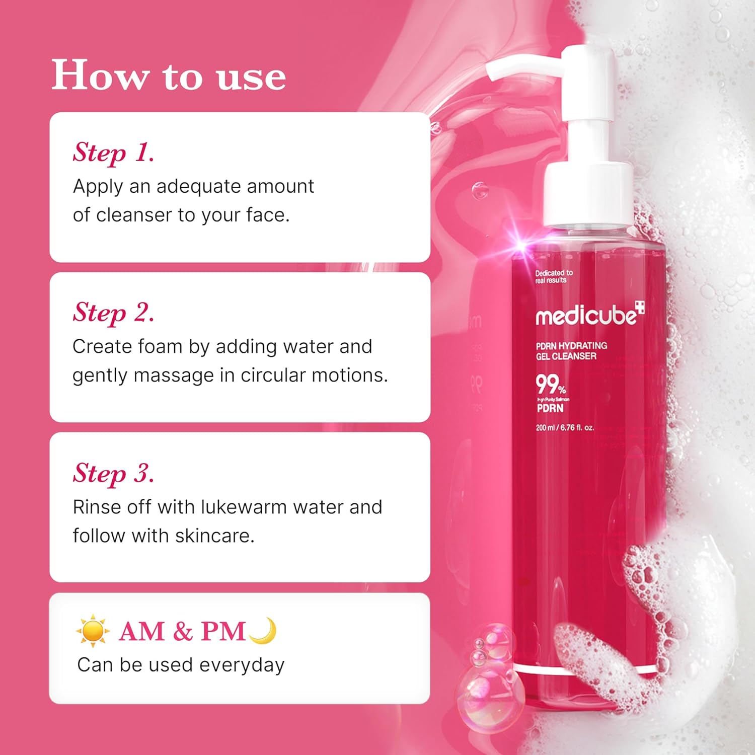 Medicube PDRN Hydrating Gel Cleanser - Image 4