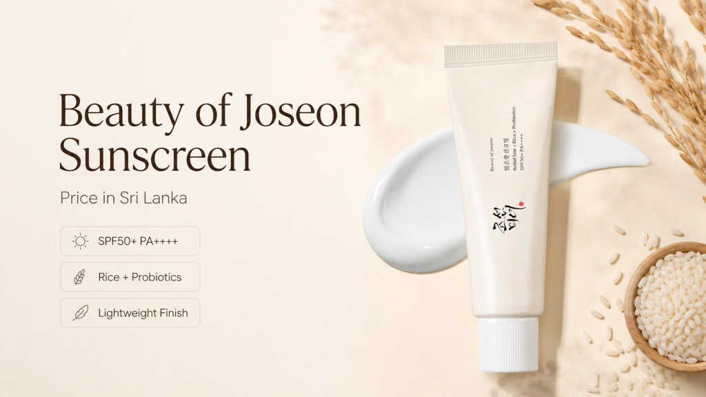 Beauty of Joseon sunscreen price in Sri Lanka at ES Beauty Closet