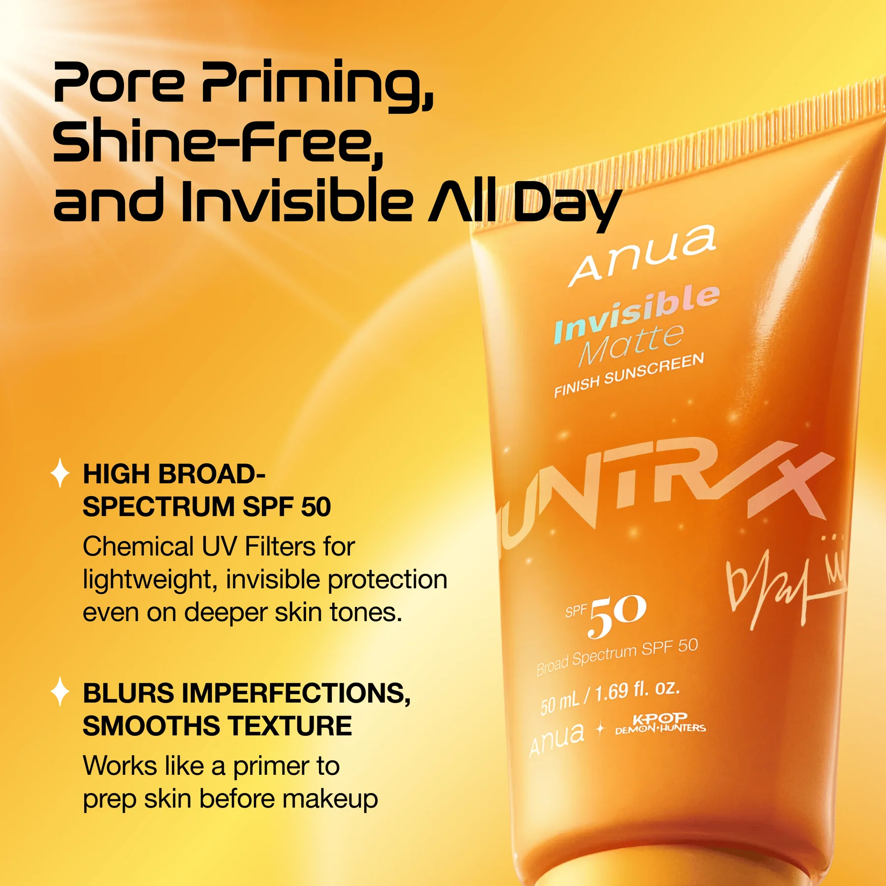 ANUA Invisible Matte Finish Sunscreen - Image 2