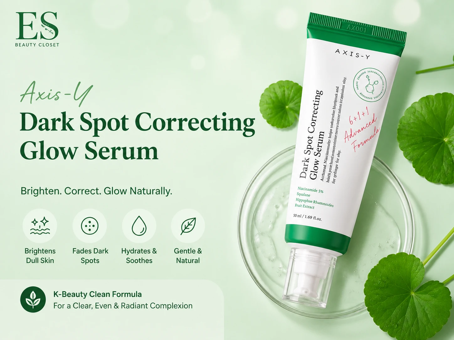 AXIS-Y Dark Spot Correcting Glow Serum available in Sri Lanka at ES Beauty Closet
