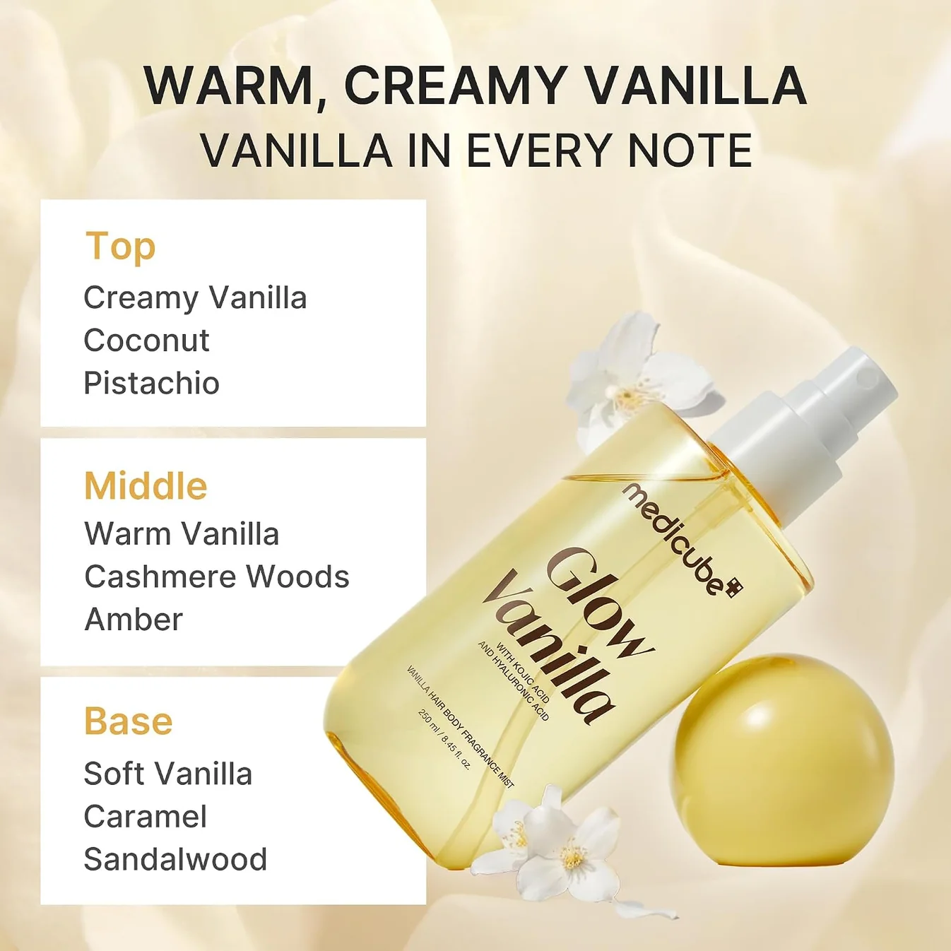 Medicube Glow Vanilla Hair & Body Fragrance Mist - Image 6