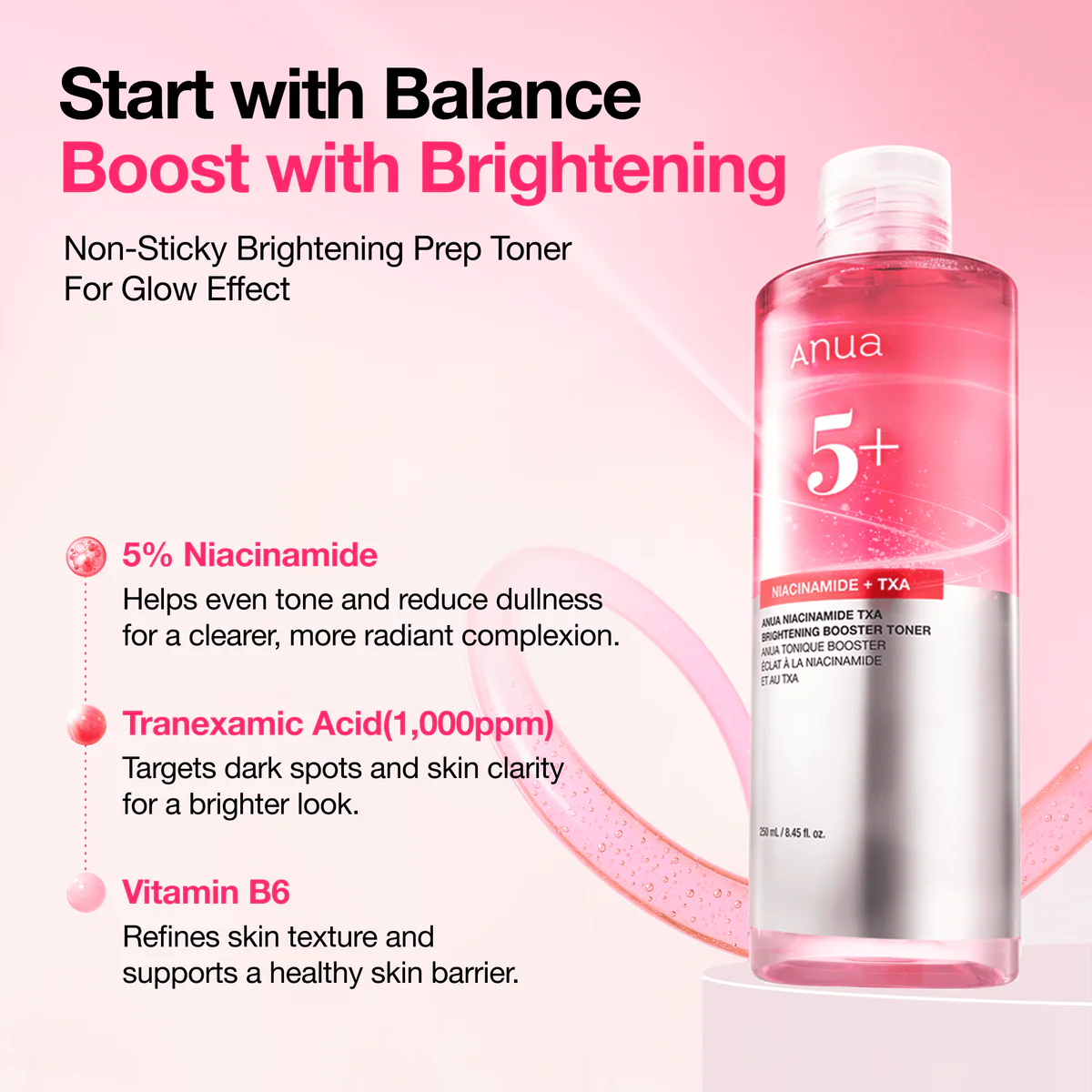 ANUA Niacinamide Tranexamic Acid Brightening Booster Toner - Image 5