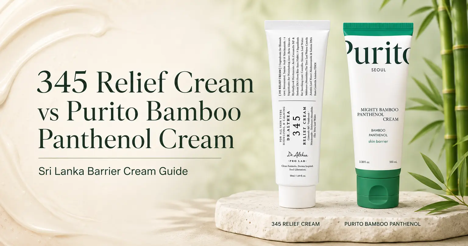 Dr. Althea 345 Relief Cream vs Purito Bamboo Panthenol Cream