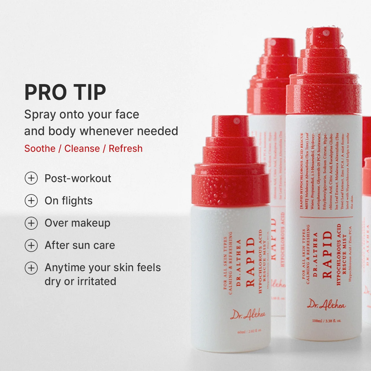 Dr.Althea Rapid Hypochlorous Acid Rescue Mist - Image 6