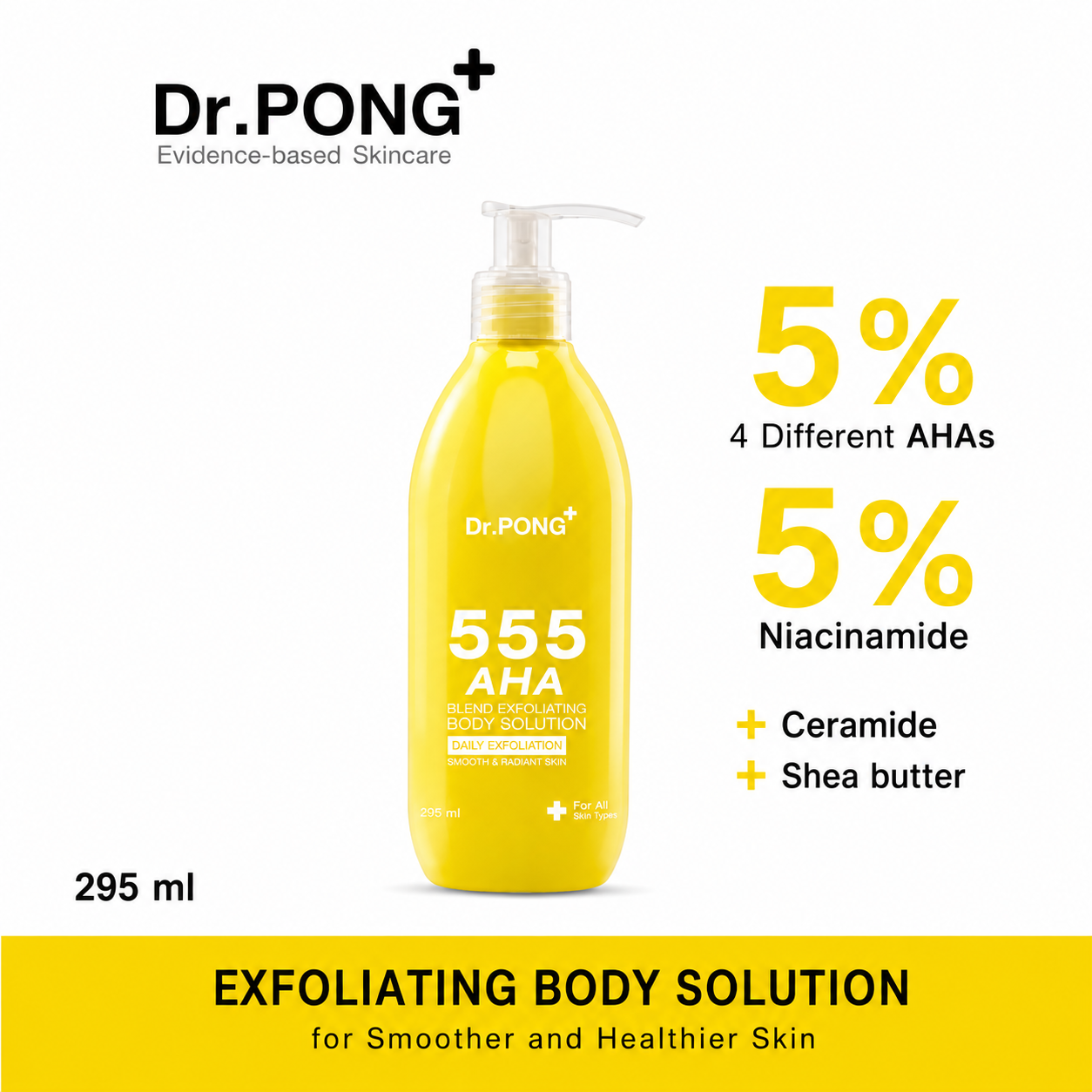 DR.PONG 555 AHA Blend Exfoliating Body Solution - Image 2