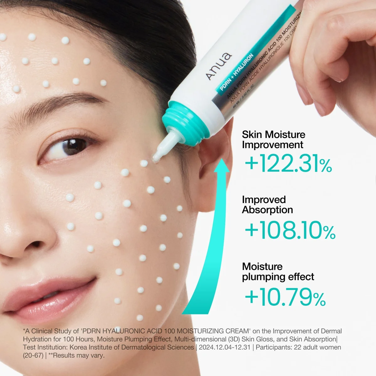 ANUA PDRN Hyaluronic Acid 100 Moisturizing Cream - Image 7